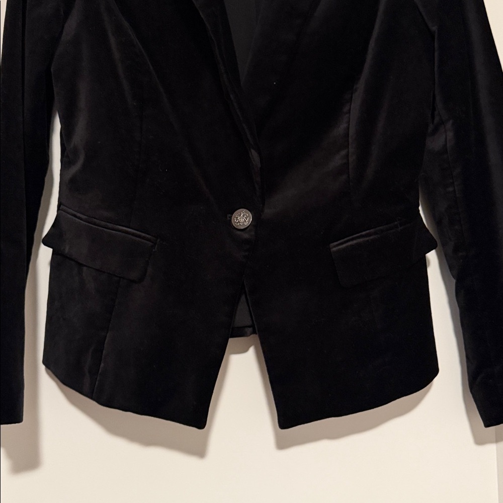 White House black market-  Black Velvet Women's Blazer - Picture 3 of 3
